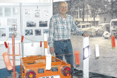 Sonderausstellung Einradanh&auml;nger im Automuseum Melle